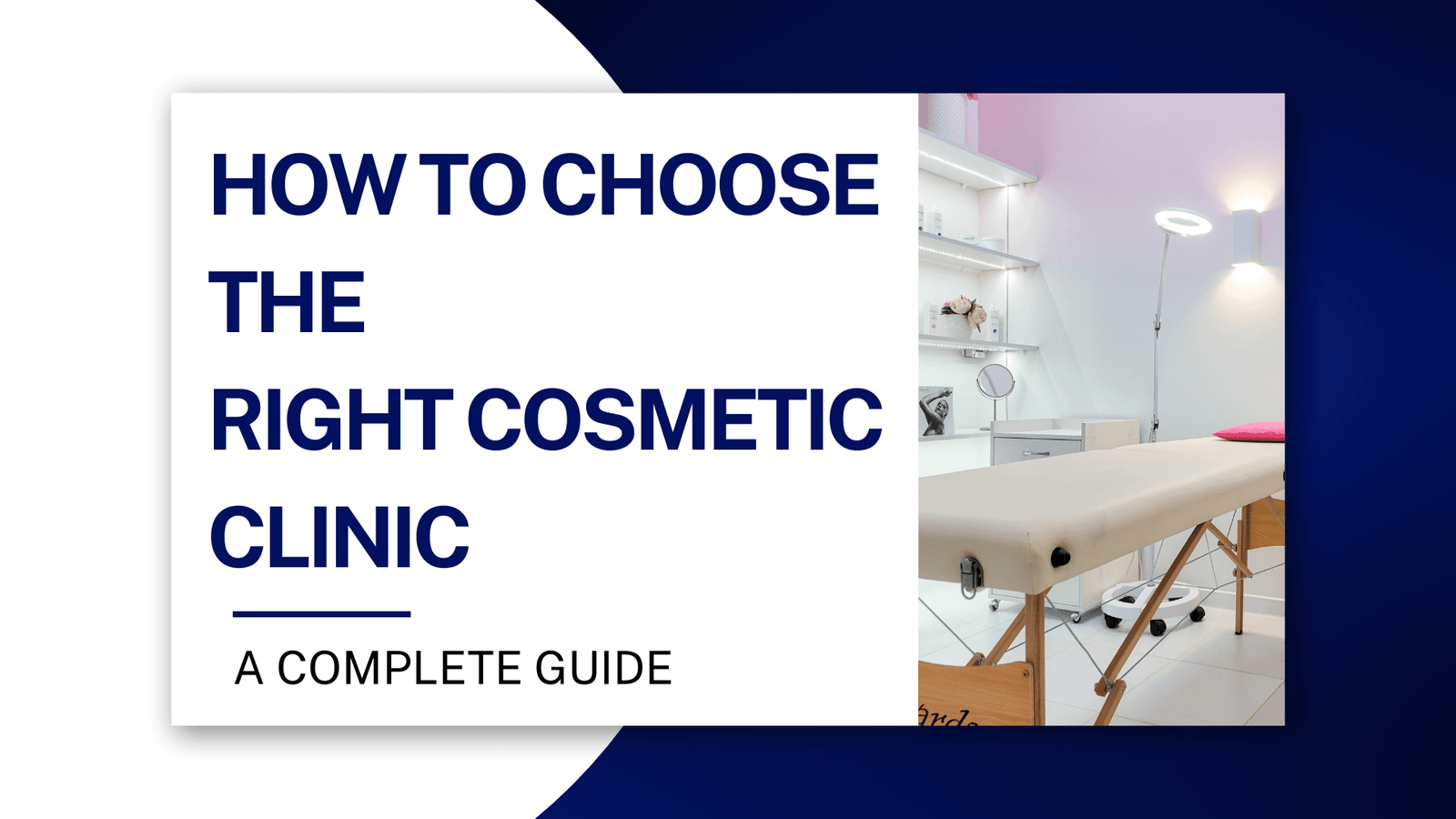 how to choose right cosmetic clinics